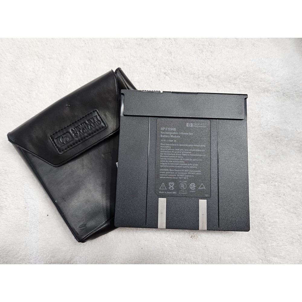 HP F1194B‎ Rechargeable Lithium-Ion Battery Module Vtg W/ Case Hewlett Packard